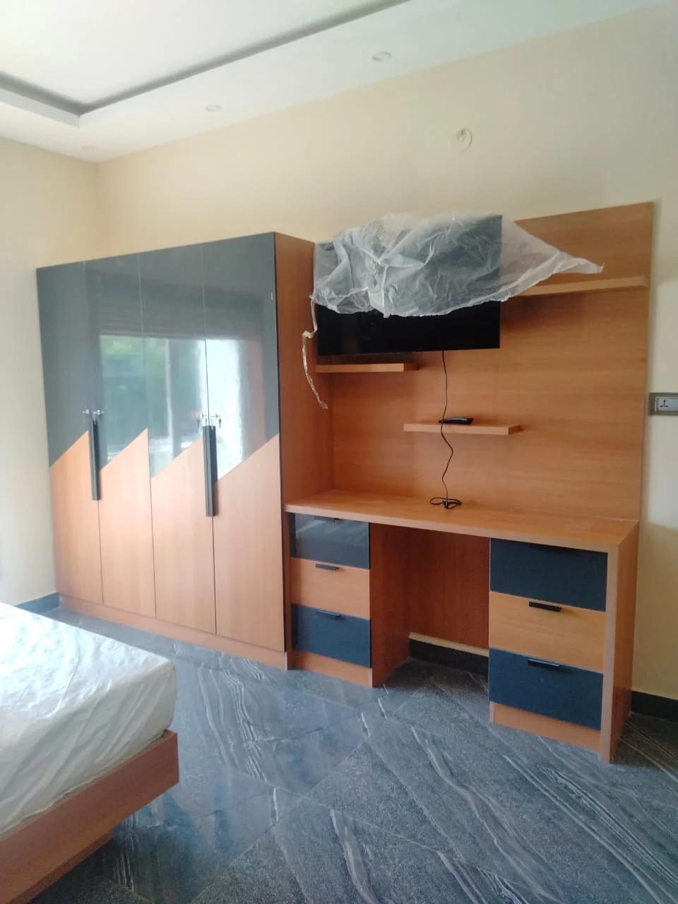 Wardrobe with Study Table